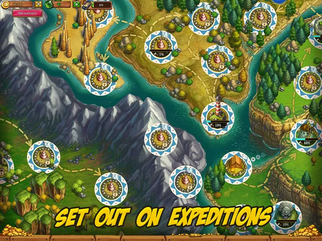 Gameplay screenshot of Klondike: The Lost Expedition