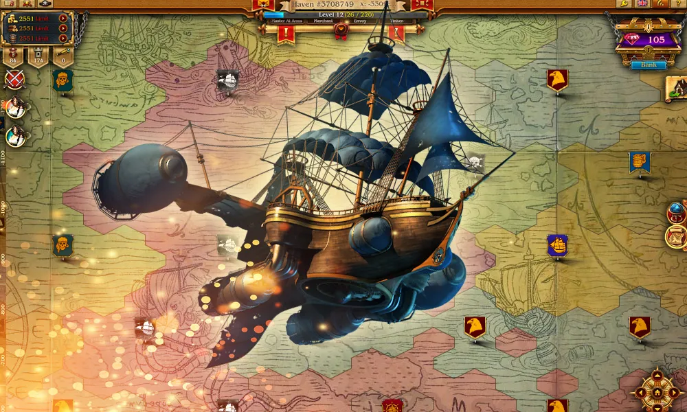 Gameplay screenshot of Pirates: Tides of Fortune